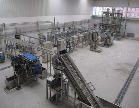 apple juice processing line