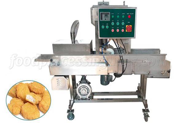 chicken nuggets breading equipment