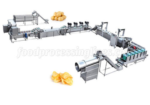 fully automatic potato chips manufacturing line