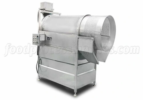 rotary drum type flavoring machine