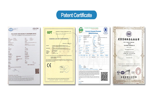 certificate for chicken nuggets making line